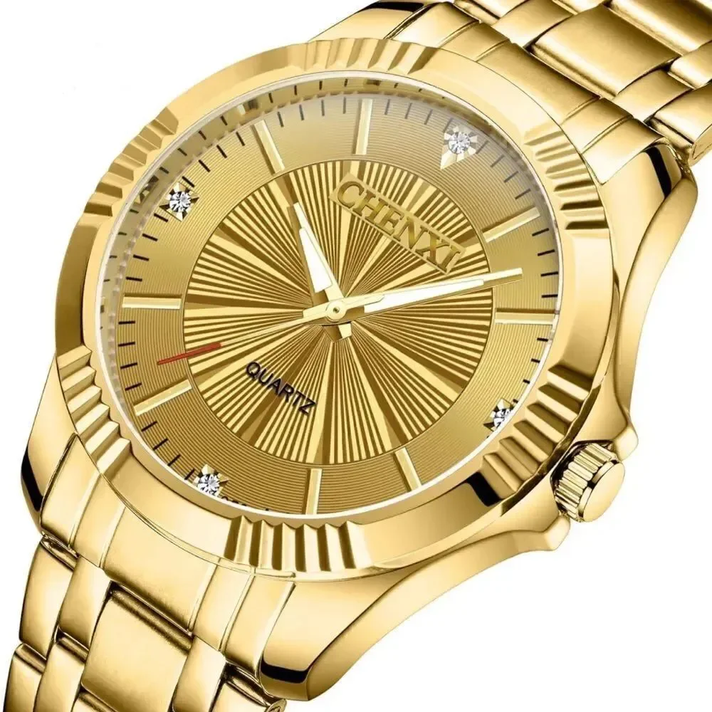 Classic Gold Wristwatch for Men